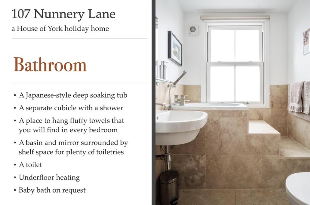 107 Nunnery Lane - A House Of York Holiday Home Eksteriør billede